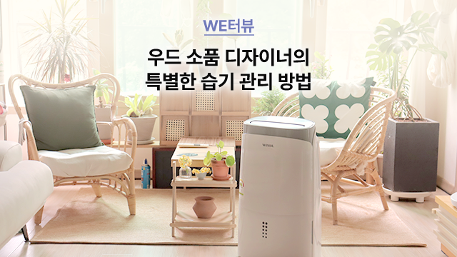 [WE터뷰] 우드 소품디자이너 쑤의 집안 습기관리법